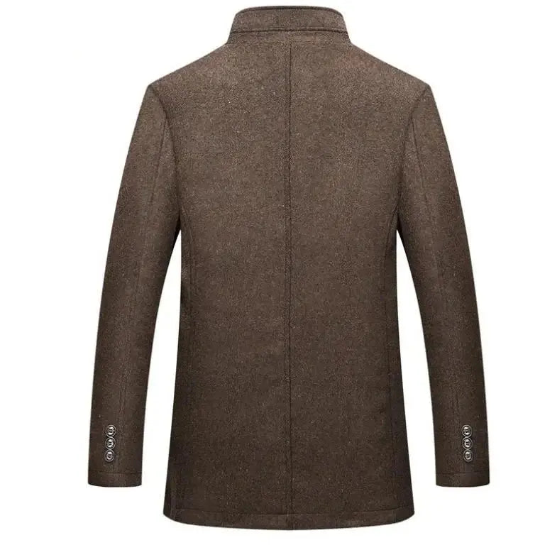 Casaco Trench Coat Masculino de Lã Grife Romenzi RZ129