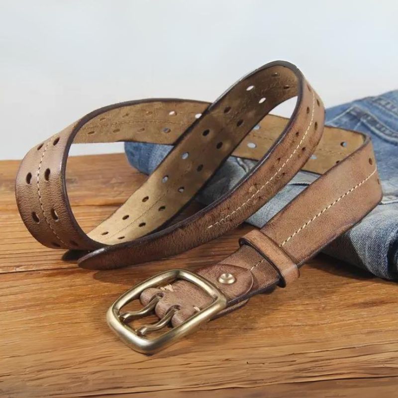 Cinto Masculino de Couro Artesanal Romenzi RZ458