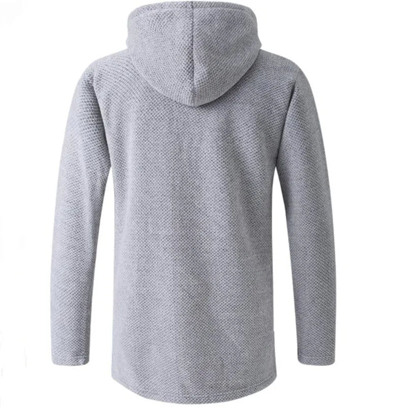 Casaco Masculino Longo com Capuz