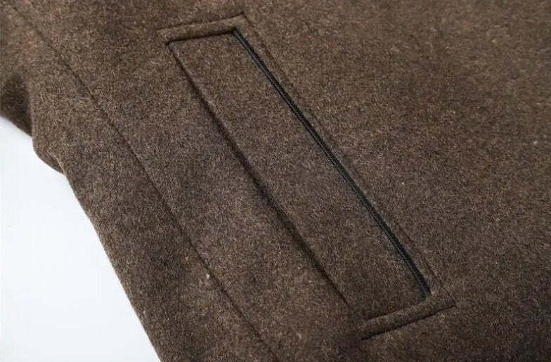 Casaco Trench Coat Masculino de Lã Grife