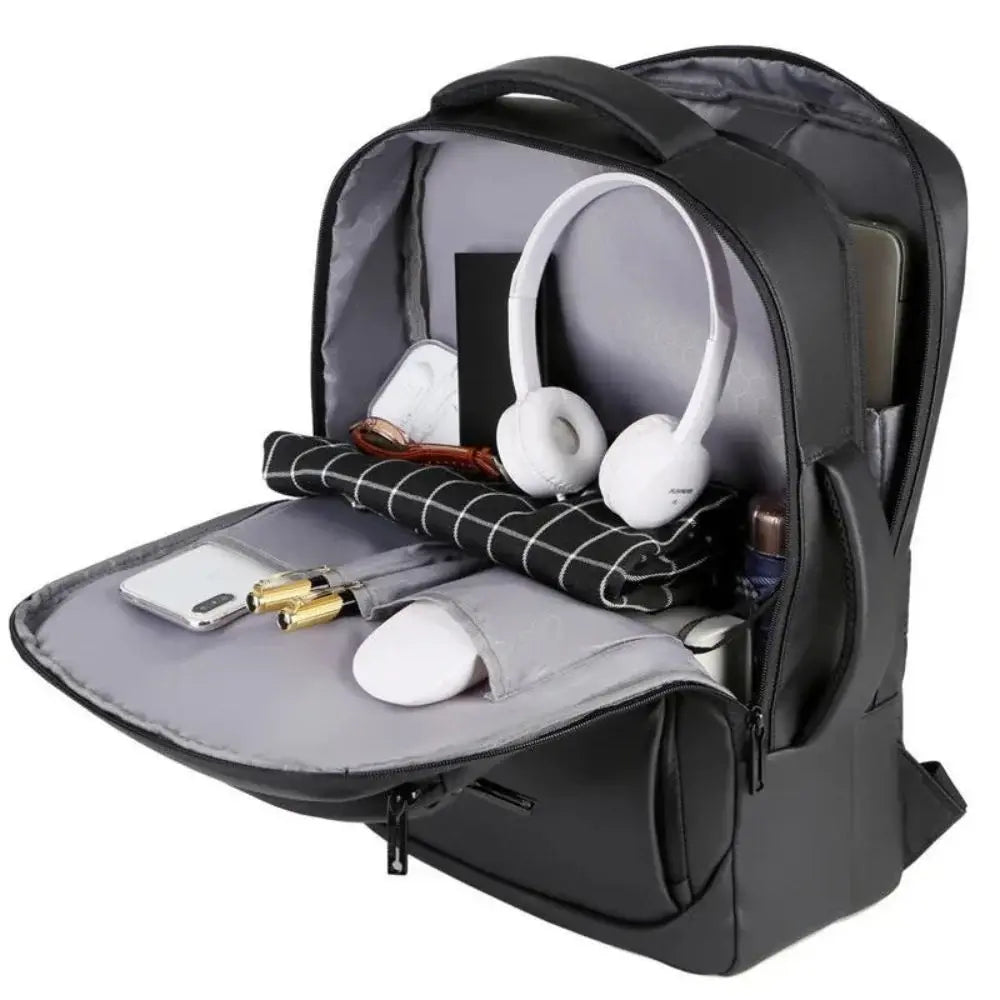 Mochila Executiva Romenzi RZ066 - Notebook 15`, Impermeável e Porta USB