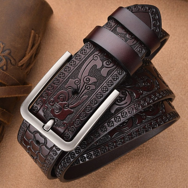 Cinto Masculino de Couro Romenzi Orion RZ465