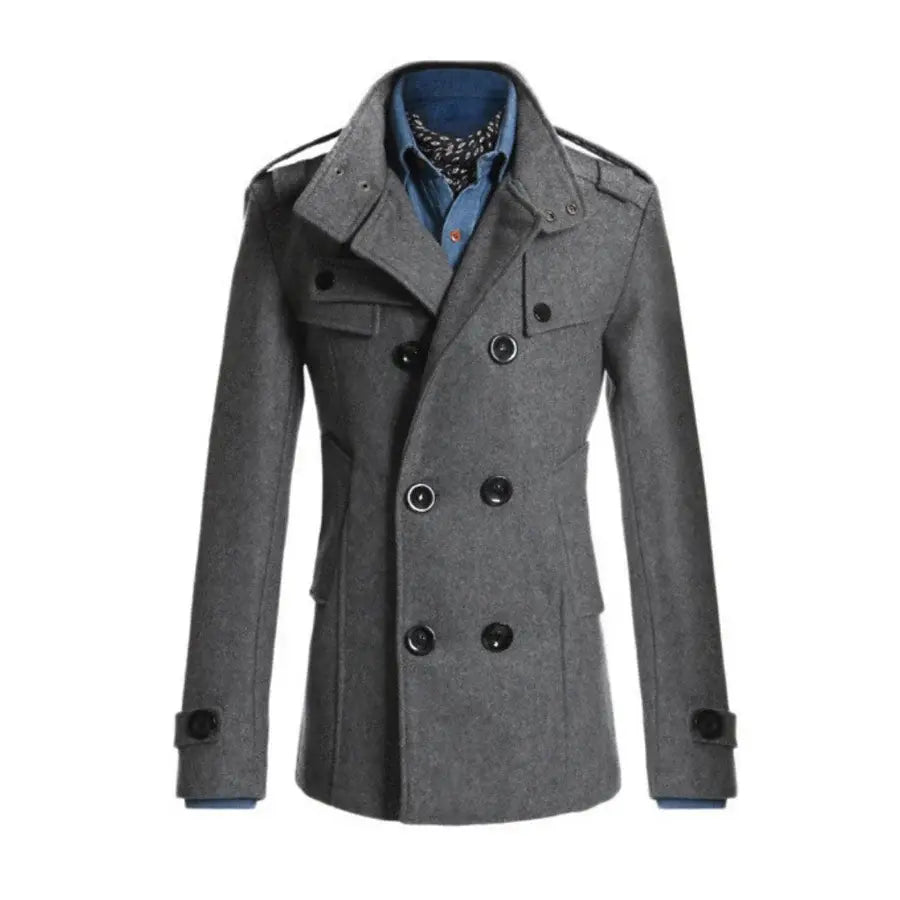 Casaco Masculino Abotoamento Duplo