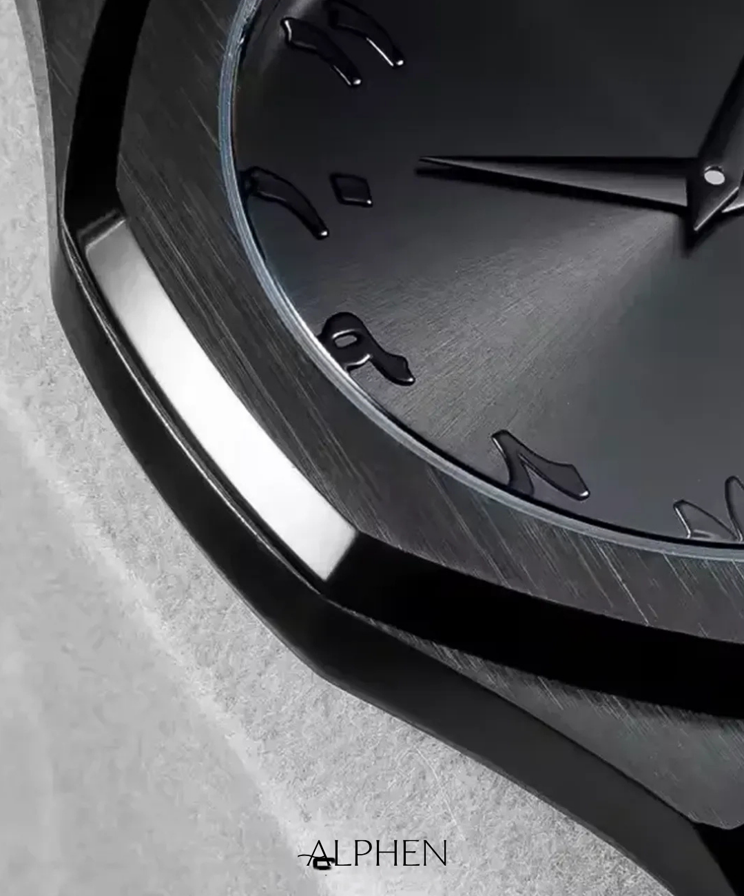 Relógio Minimalista Arabic Black – Luxor