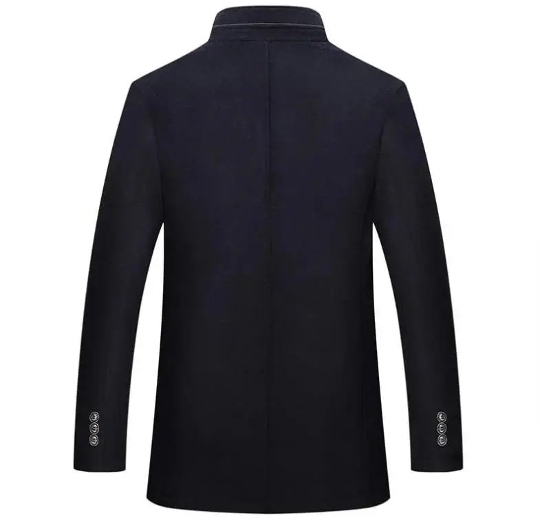 Casaco Trench Coat Masculino de Lã Grife Romenzi RZ129