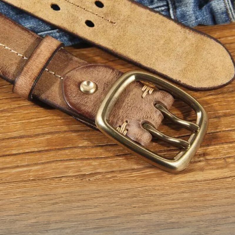 Cinto Masculino de Couro Artesanal Romenzi RZ458