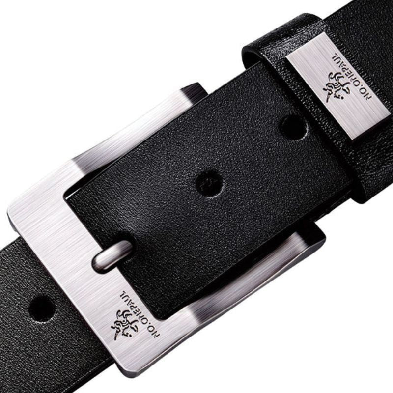 Cinto Masculino de Couro Romenzi Mens RZ475