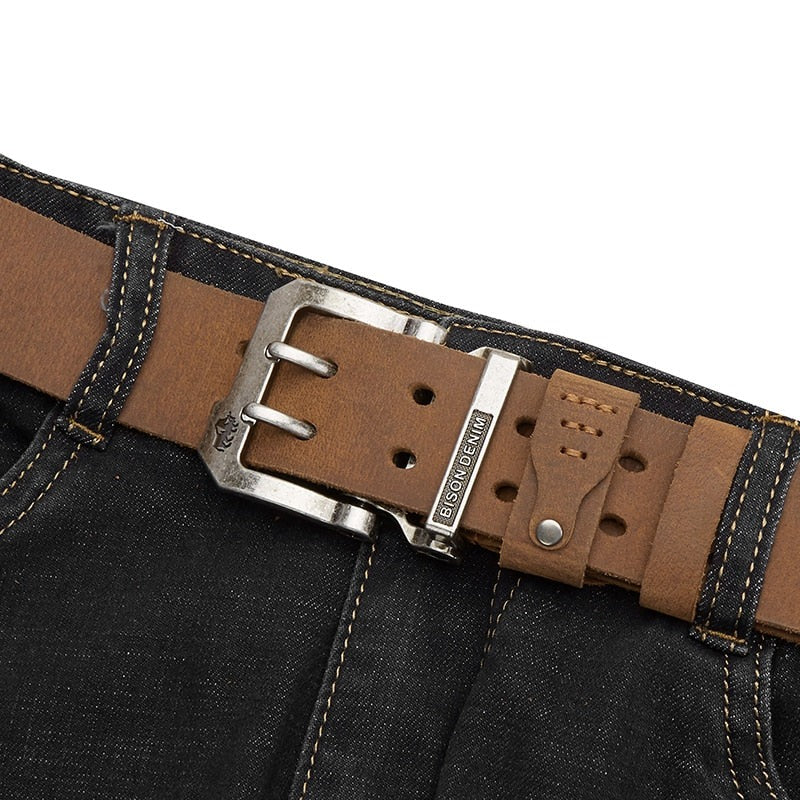 Cinto Masculino de Couro Romenzi Denim RZ459