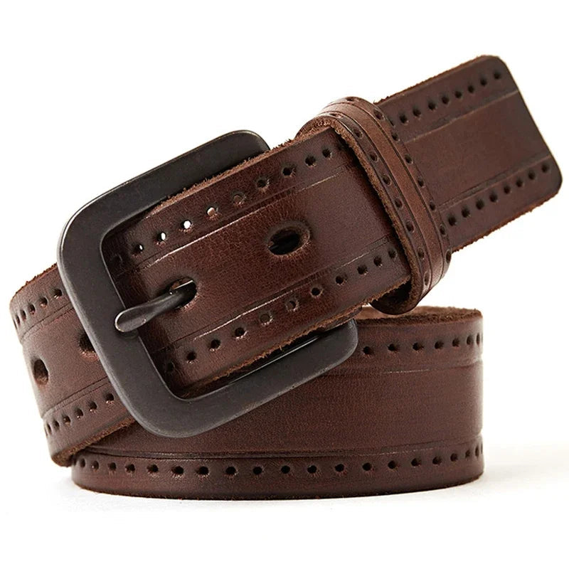 Cinto Masculino de Couro Romenzi Vintage Royal RZ468