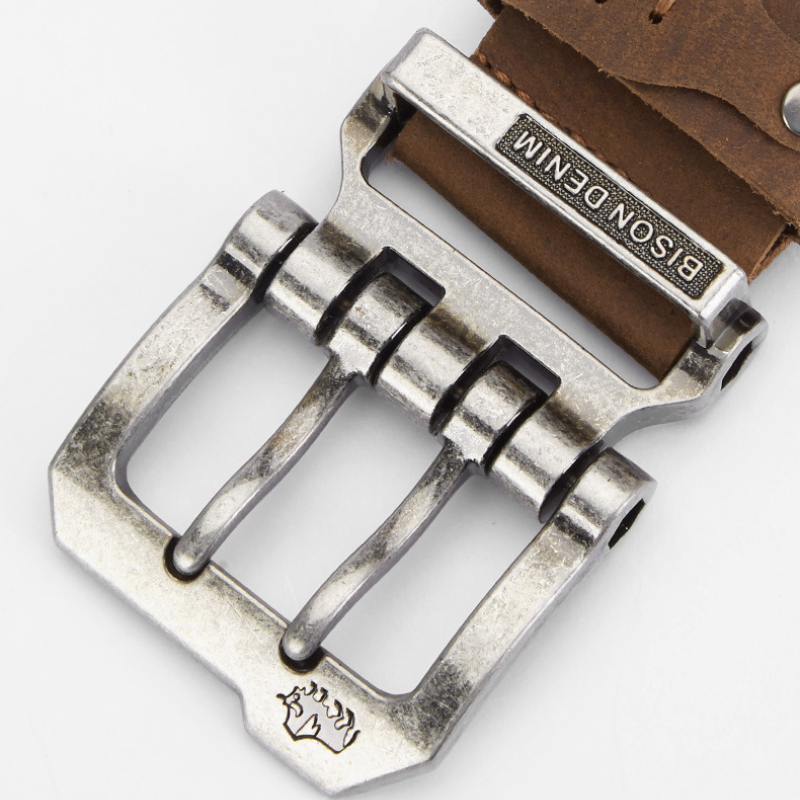 Cinto Masculino de Couro Romenzi Denim RZ459