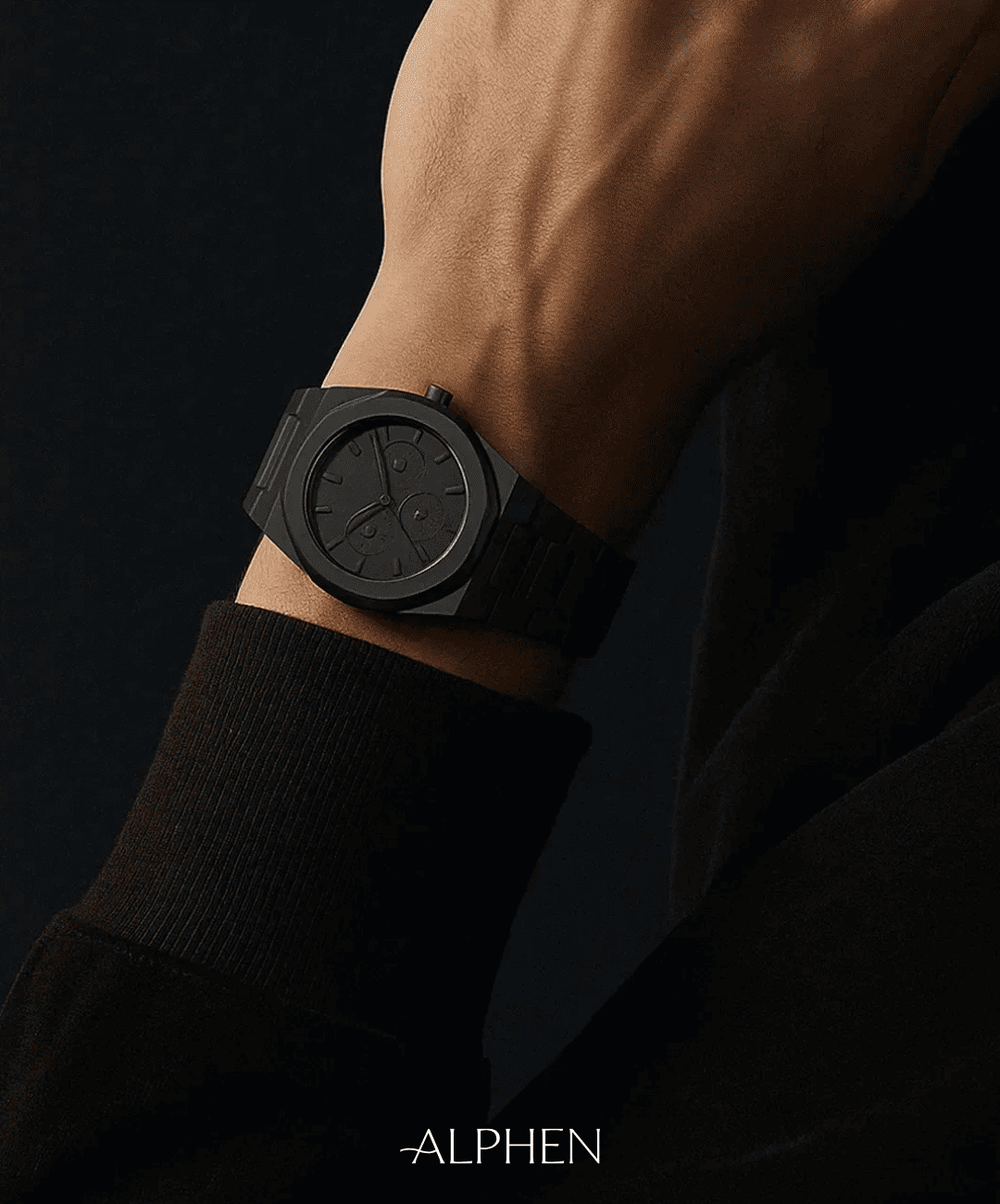 Relógio Minimalista Trident Black  – Luxor