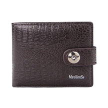 Carteira Masculina de Couro com Botão Romenzi RZ493