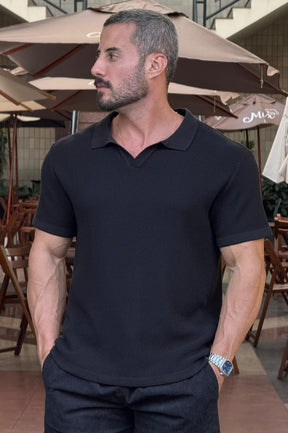 Camiseta Polo Old Money Tricot Texturizada - Up