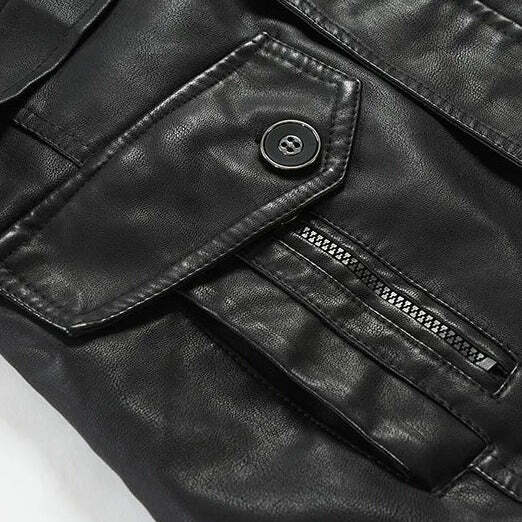 Jaqueta Longa de Couro Masculina Romenzi RZ118