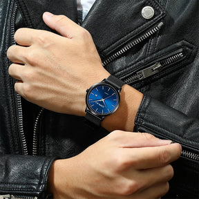 Relógio Masculino Ultra Fino CRRJU à Prova D'Água