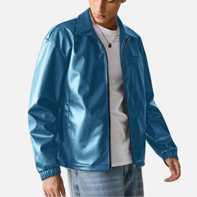 Jaqueta de Couro Masculina Romenzi RZ028