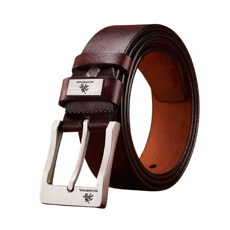 Cinto Masculino de Couro Romenzi Mens RZ475