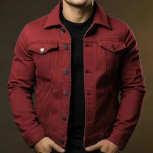 Jaqueta Jeans Masculina Slim Romenzi RZ021