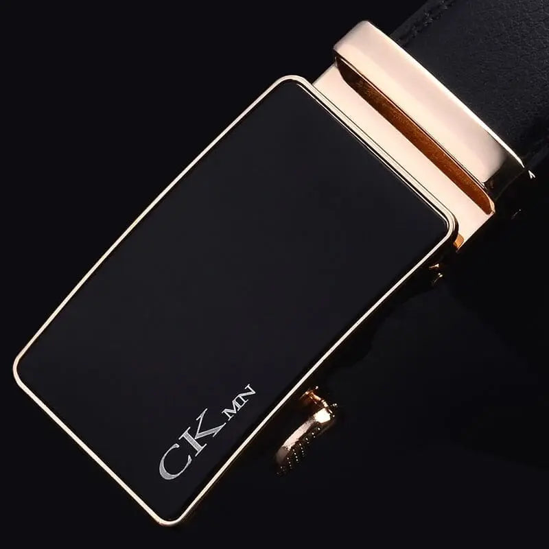 Cinto de Couro Masculino de Fivela Automática CKMN