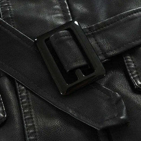 Jaqueta Longa de Couro Masculina Romenzi RZ118