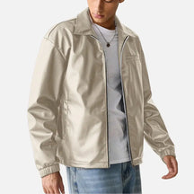 Jaqueta de Couro Masculina Romenzi RZ028