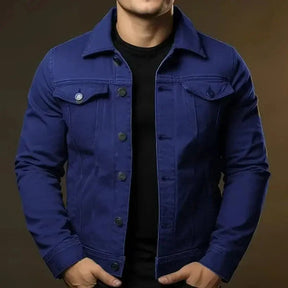 Jaqueta Jeans Masculina Slim Romenzi RZ021