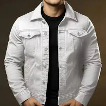 Jaqueta Jeans Masculina Slim Romenzi RZ021