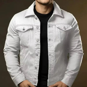 Jaqueta Jeans Masculina Slim Romenzi RZ021